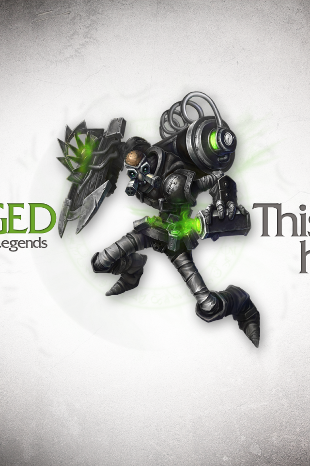 Персонаж Сингед из игры Лига легенд