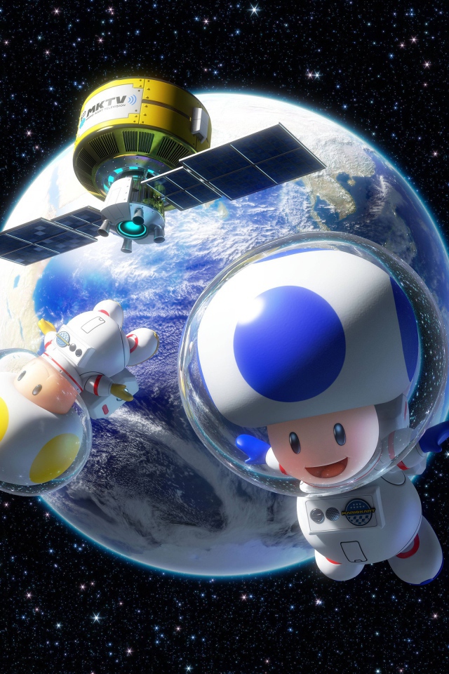 Космос в игре Mario Kart 8