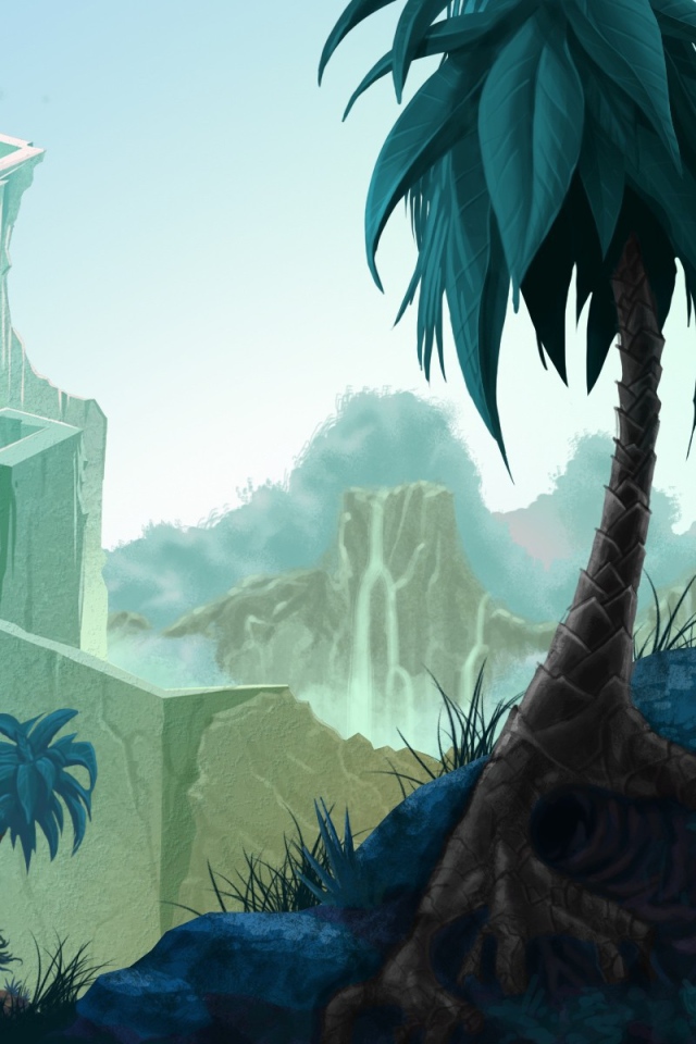 Лестница в небо, фон игры Bejeweled 3