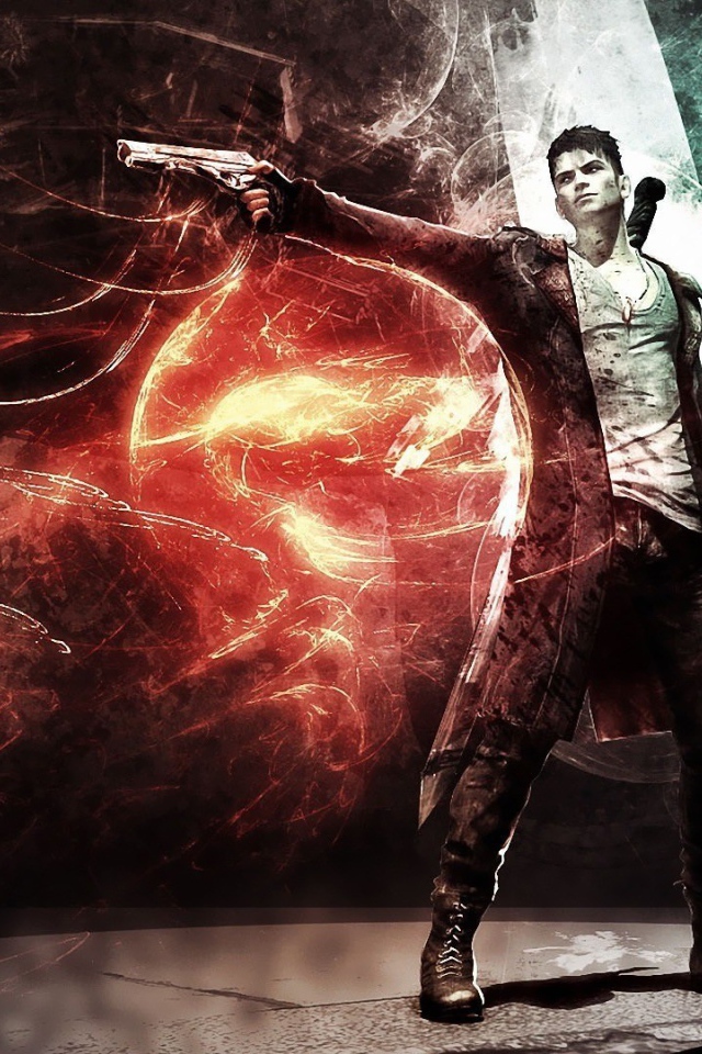 Грозный герой игры Devil May Cry