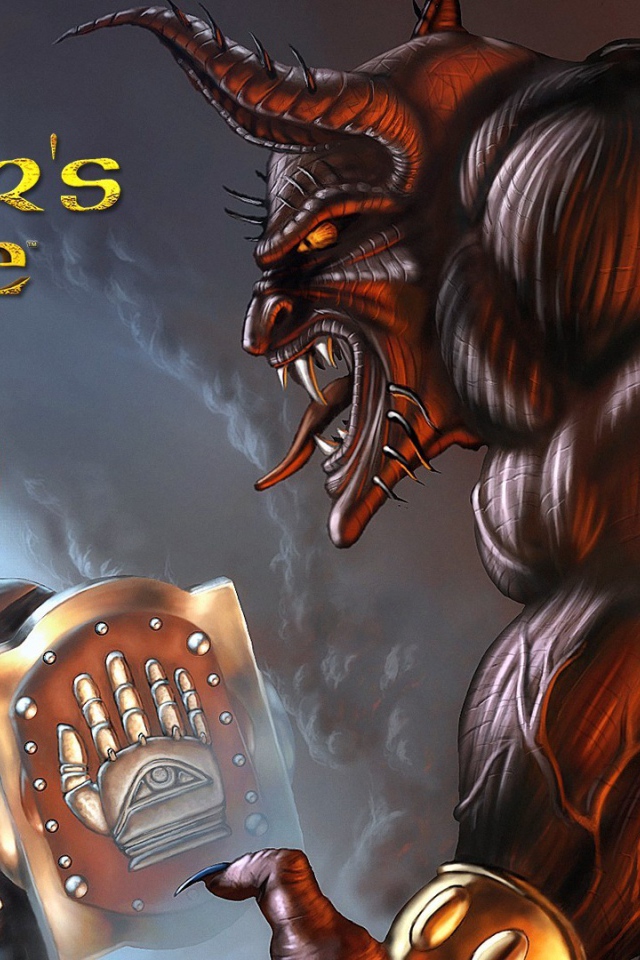 Сражение со зверем в игре Baldur's Gate