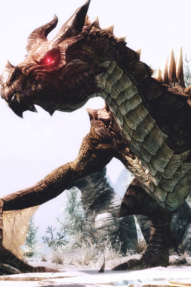 The dragon in the game The Elder Scrolls V Skyrim