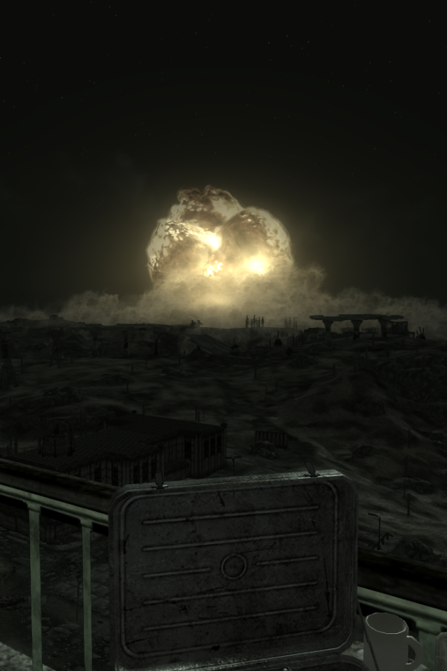 Взрыв в игре Fallout 3