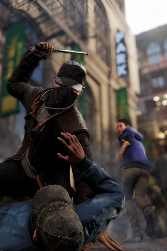 Драка в игре Watch Dogs