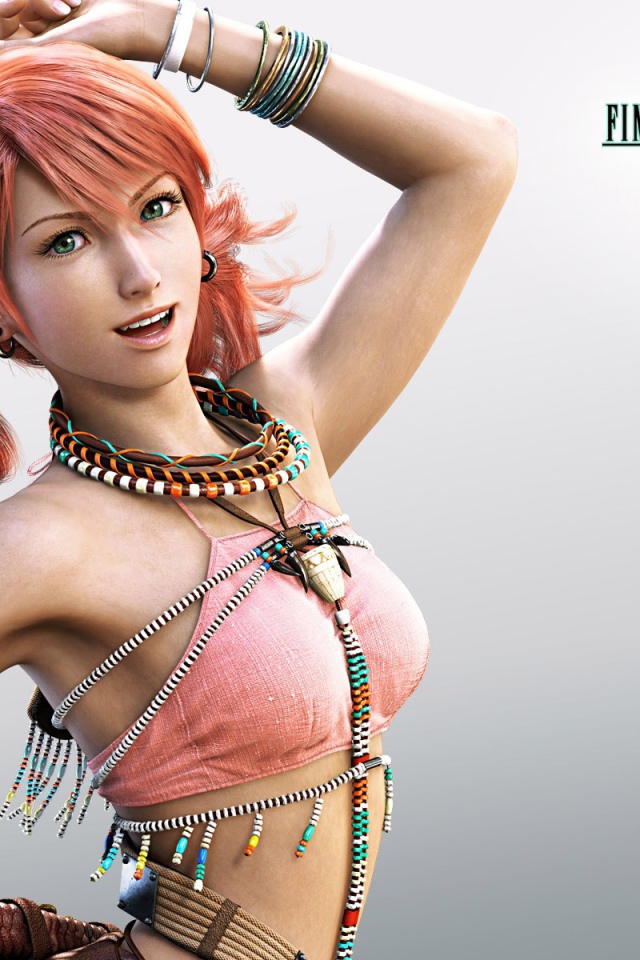 Девушка из игры Final Fantasy XIII