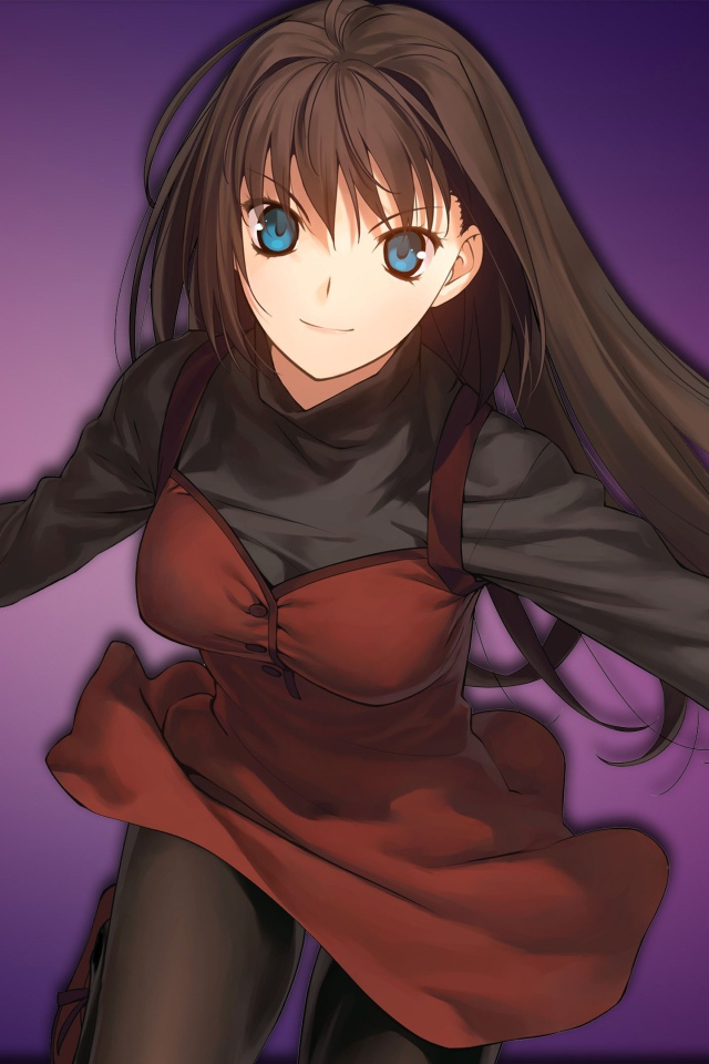 Девушка из игры компании Type Moon