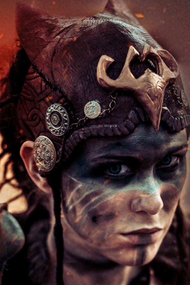 Девушка из видеоигры Hellblade