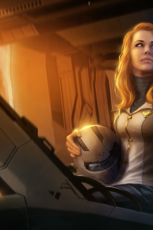 Девушка в игре Star conflict