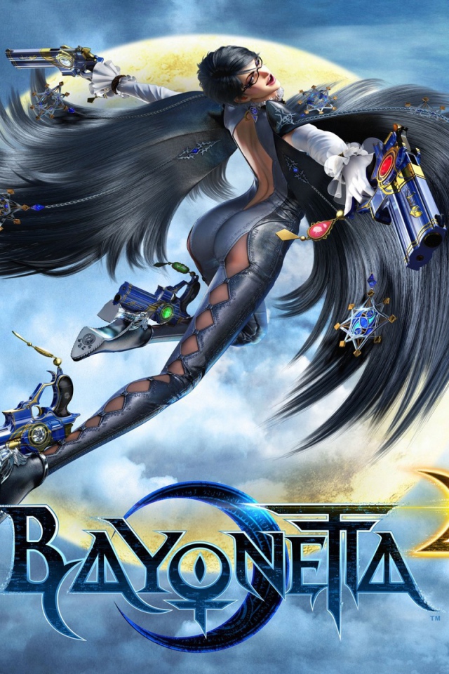 Девушка с крыльями в игре Bayonetta 2