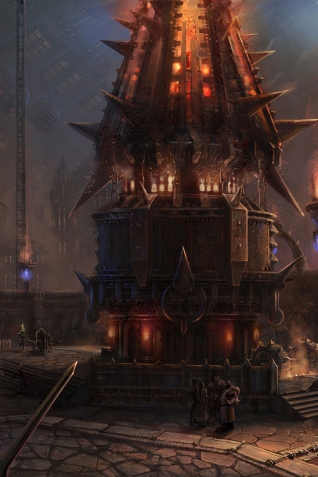 Зал внутри здания в игре Tera