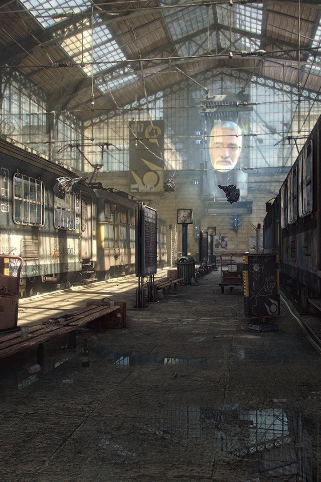 Интерьер здания в игре Unreal Engine 4