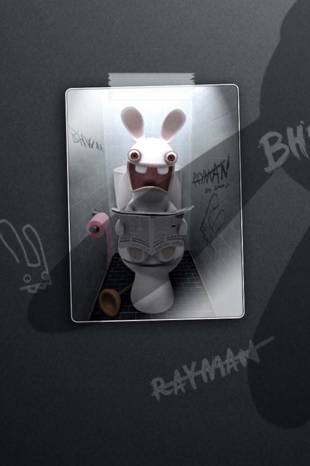 Постер игры Rayman Raving Rabbids