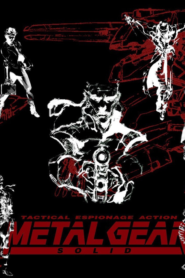 Постер видео игры Metal Gear Solid