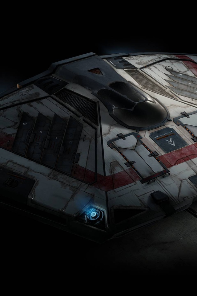 Корабль из космического симулятора Elite Dangerous