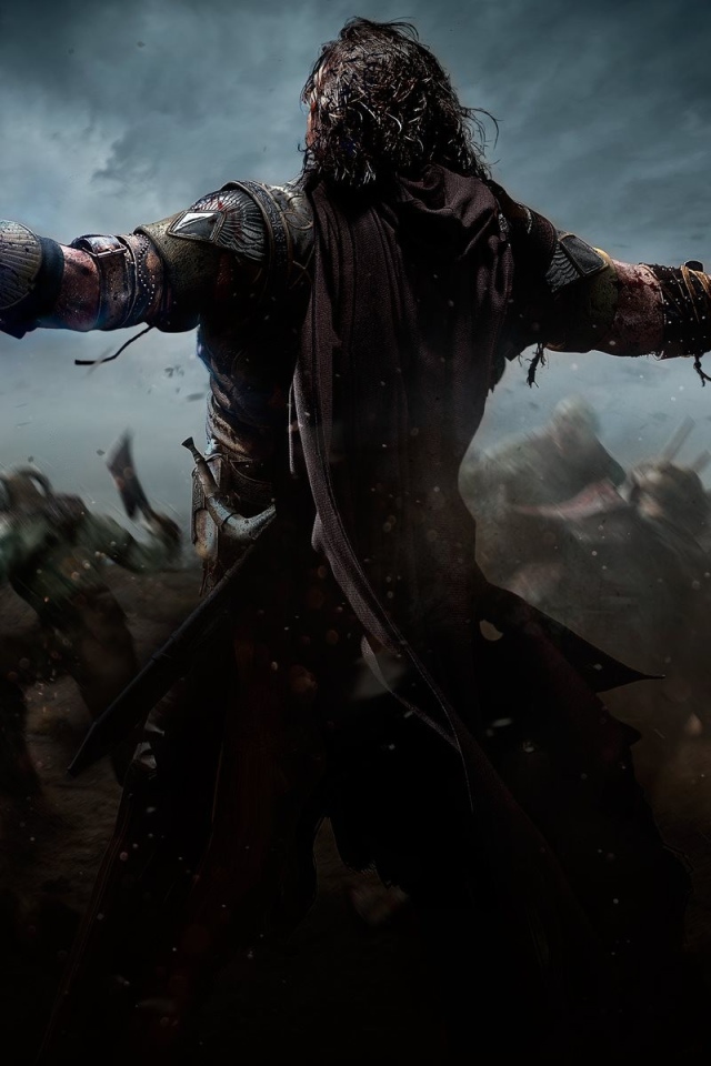 Солдат отрубил голову врагу в игре Middle-earth Shadow of Mordor