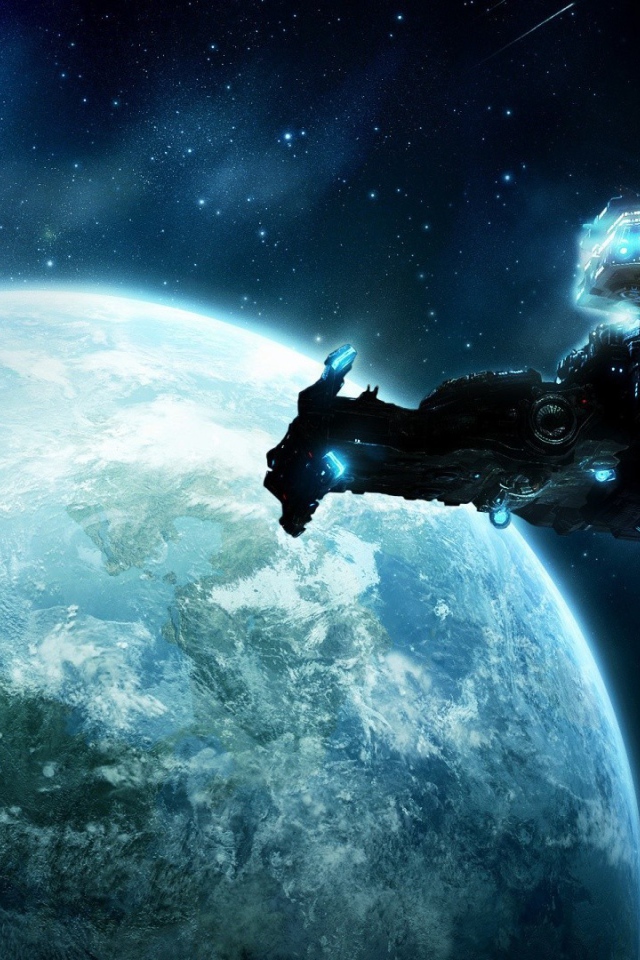 Космический корабль похож на дракона