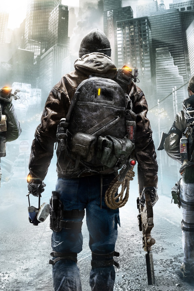 Три героя игры Tom Clancy's The Division