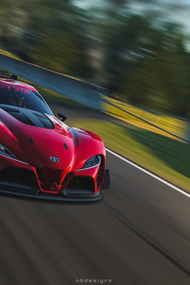 Тойота на треке в игре Gran Turismo 6