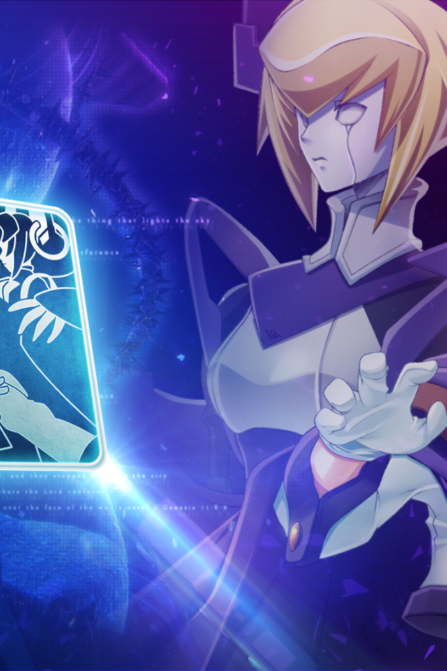 Два персонажа игры Blazblue