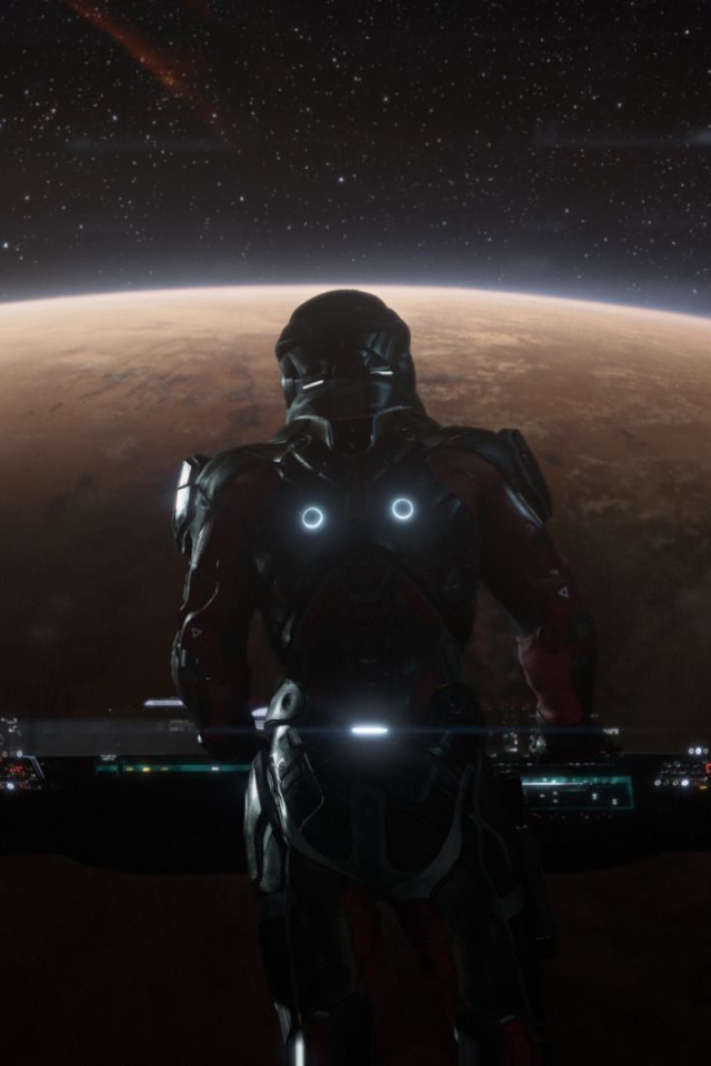 Вид на чужую планету, игра Mass Effect Andromeda