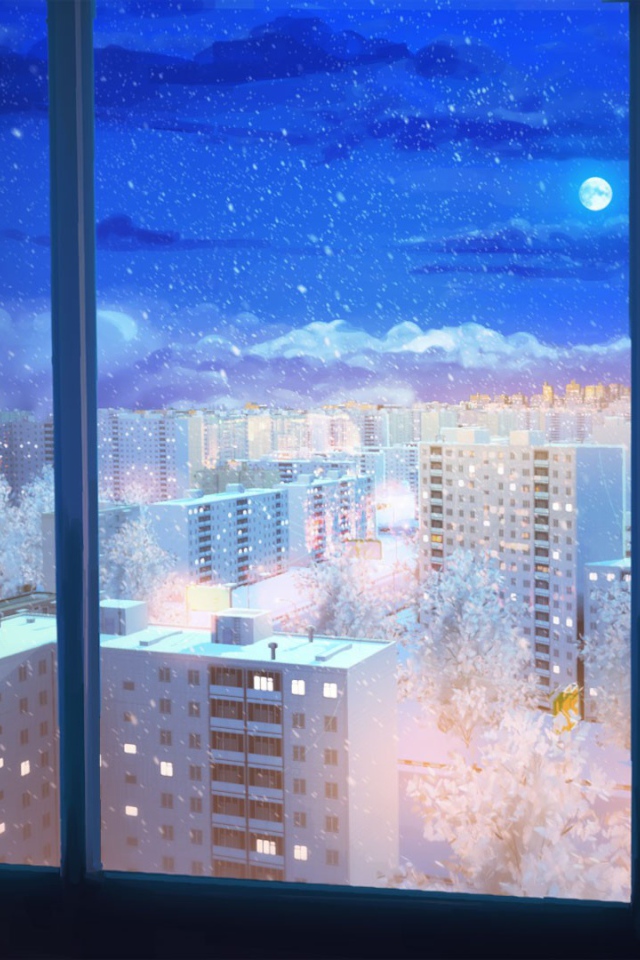 Вид на город в игре Бесконечное лето