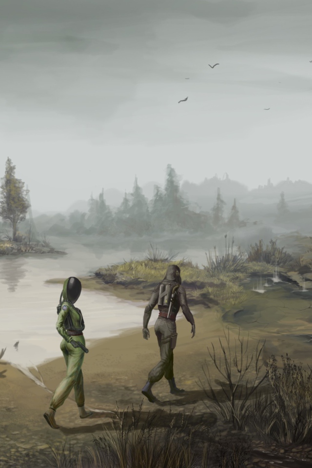 Прогулка по заброшенной местности, игра S.T.A.L.K.E.R