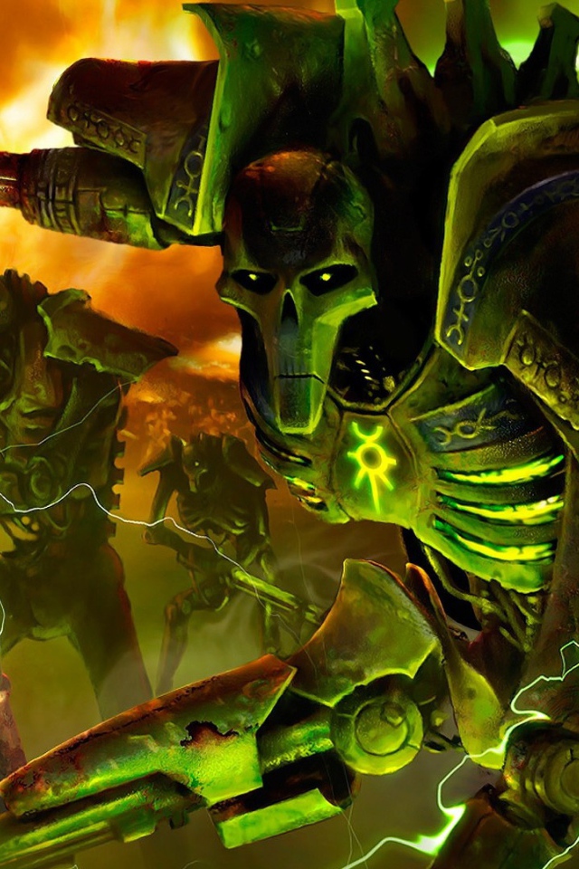 Воины некроны из игры Warhammer 40K