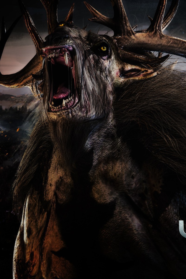 Дикий олень в игре The Witcher 3 Wild Hunt