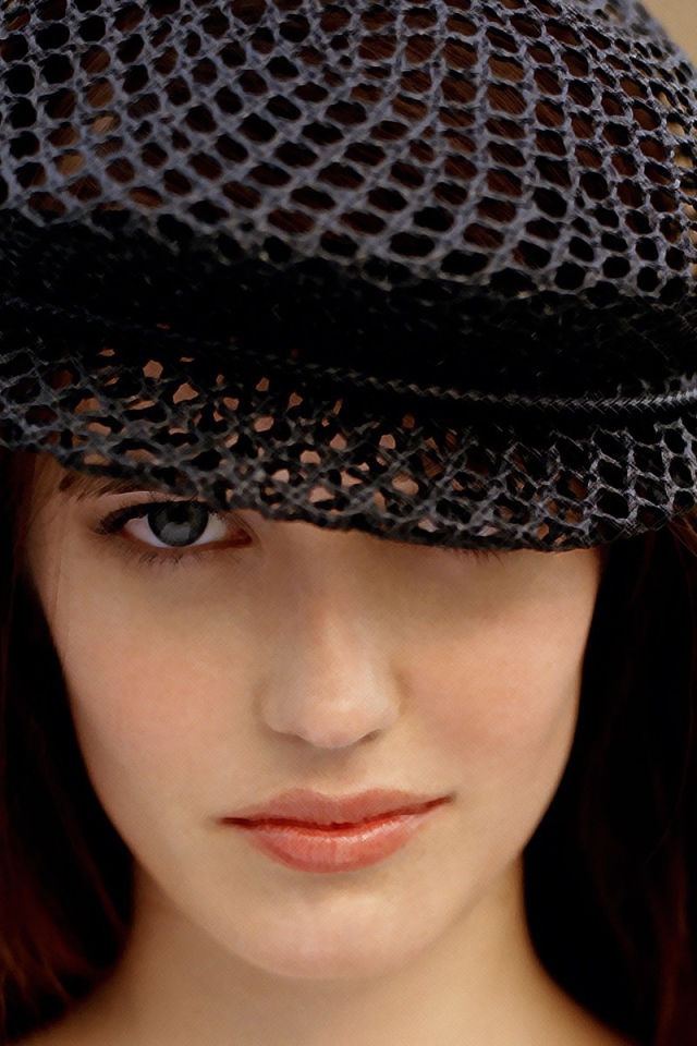 Французская девушка в берете