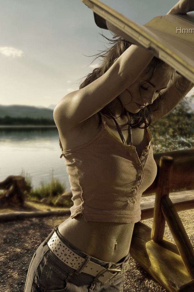 Girl Megan Fox in the film Transformers