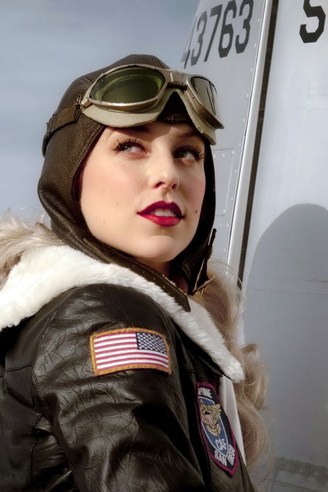 Девушка пилот ВВС США