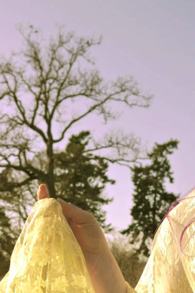 Veela на фоне дерева