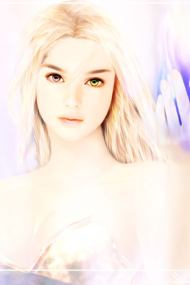 Портрет воздушной девушки