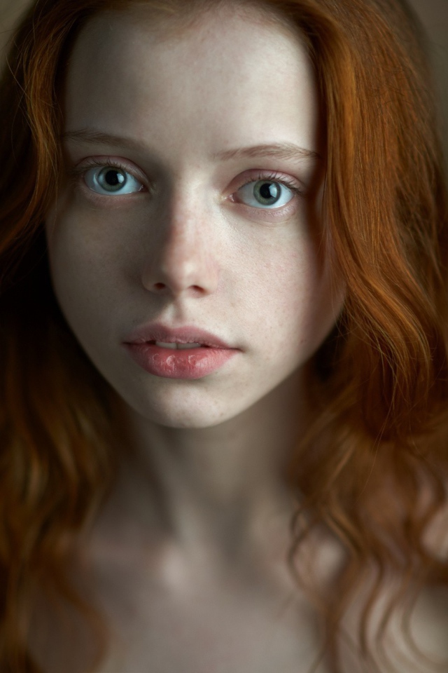 Рыжая модель, портрет