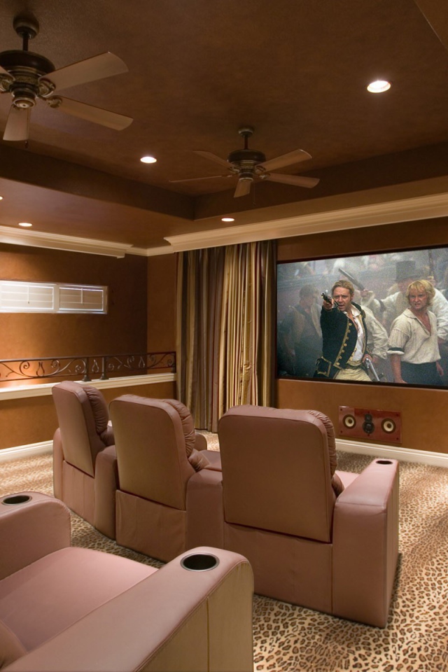 Bright chair home theater
