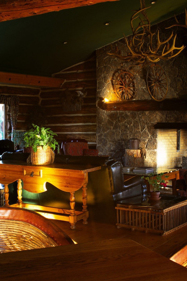 Дизайн интерьера охотничьего домика