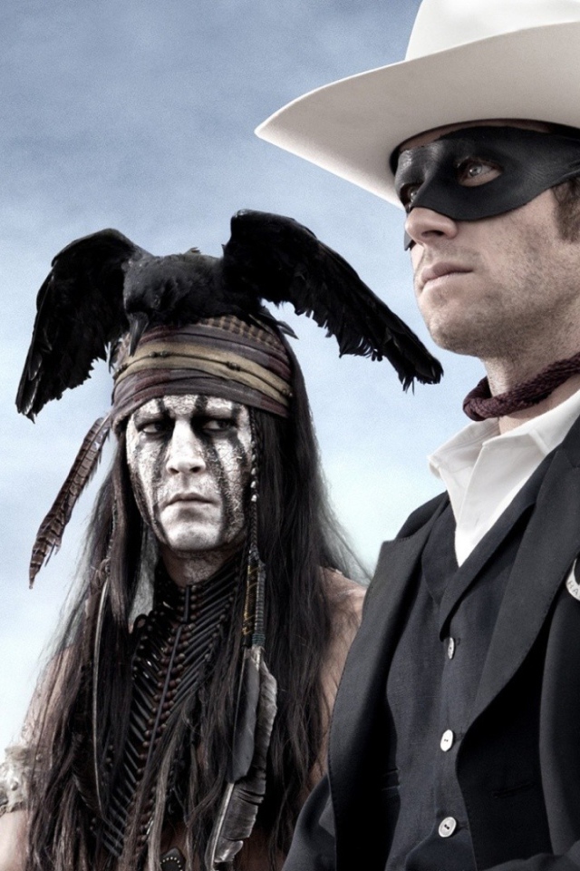 Шериф в маске и индеец