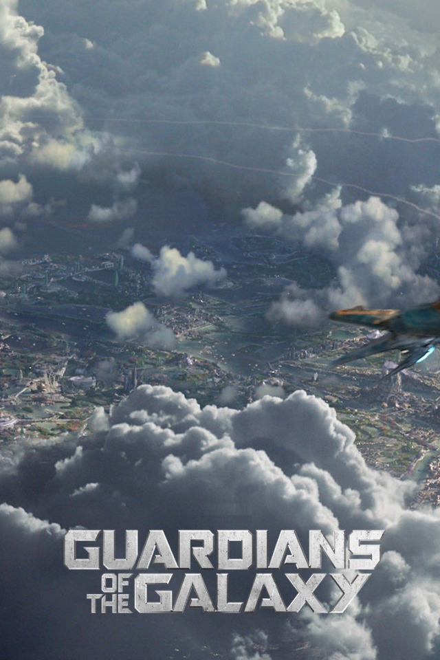 Самолет над облаками в фильме Стражи Галактики