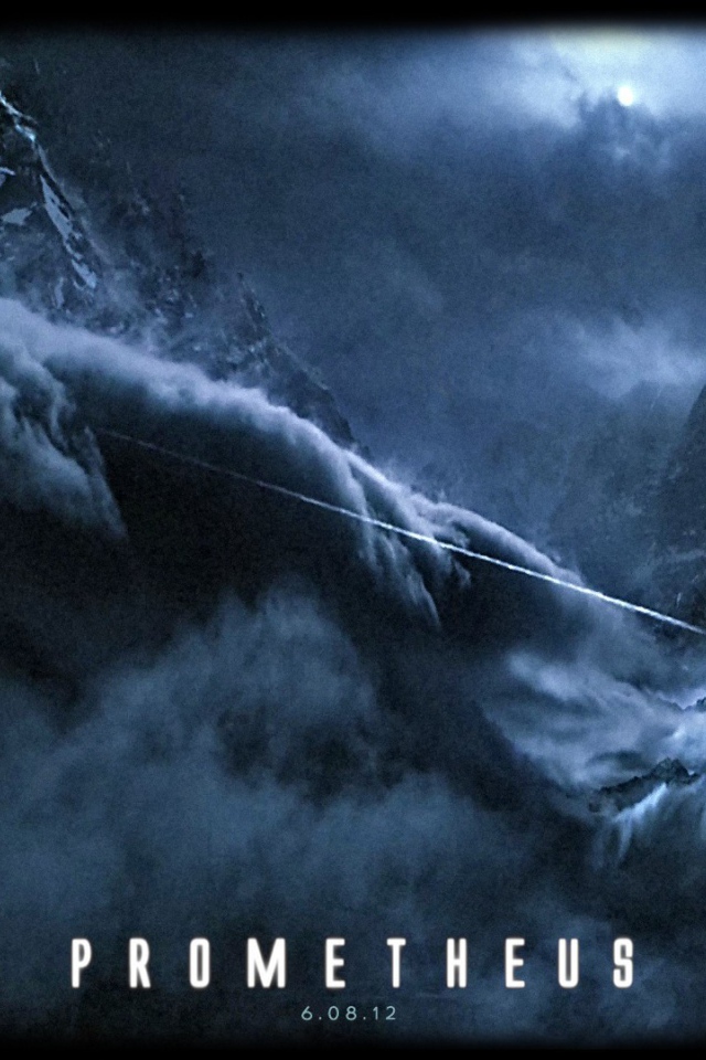 Чужая туманная планета в фильме Прометей