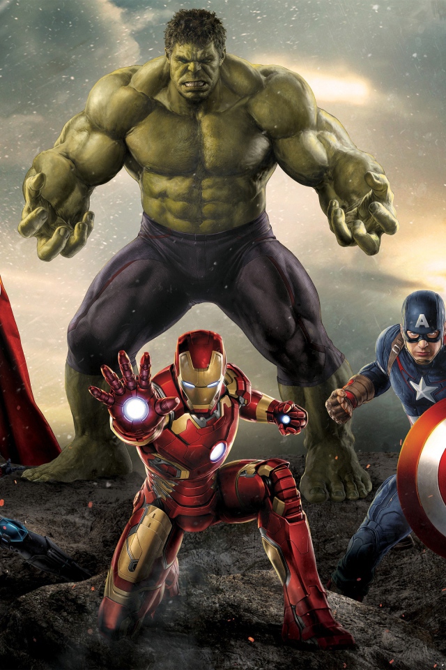 Герои фильма Мстители Эра Альтрона