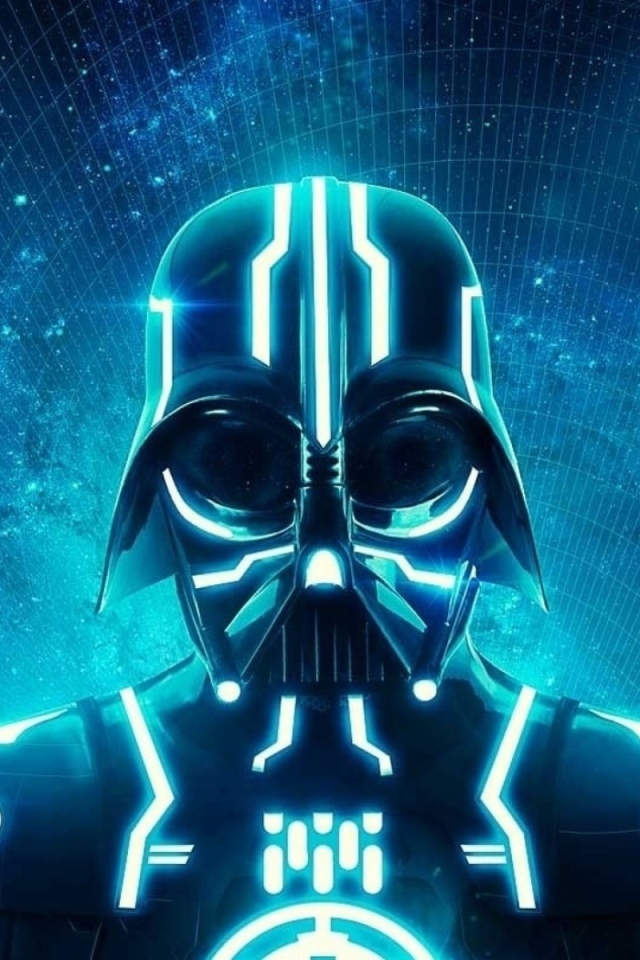 Дарт Вейдер в стиле фильма Трон