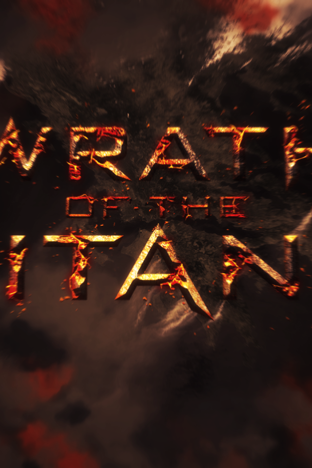 Огненный постер фильма Битва титанов