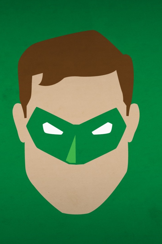 Маска героя фильма Зеленый фонарь