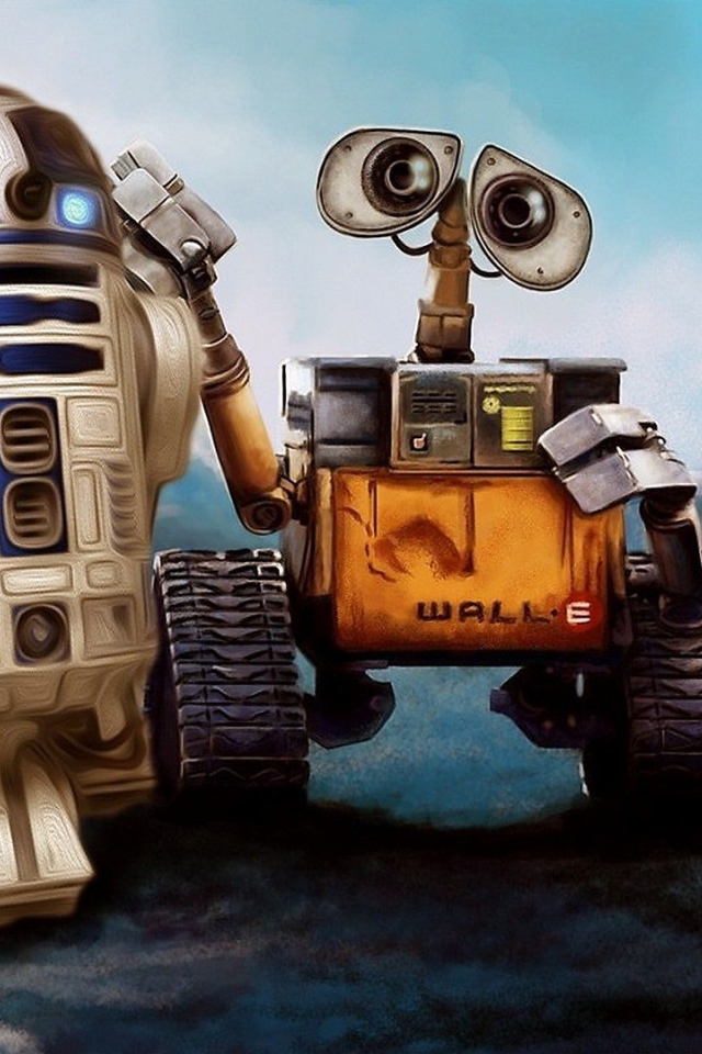 Роботы R2-D2 и Wall-E
