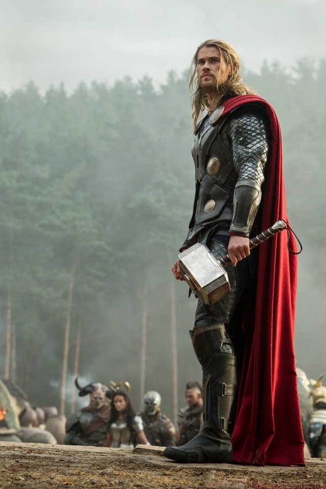 Съемочная площадка фильма Тор