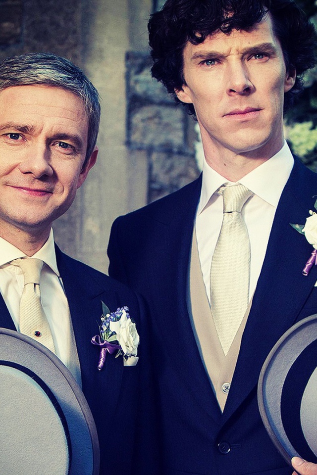 Шерлок и Ватсон на свадьбе