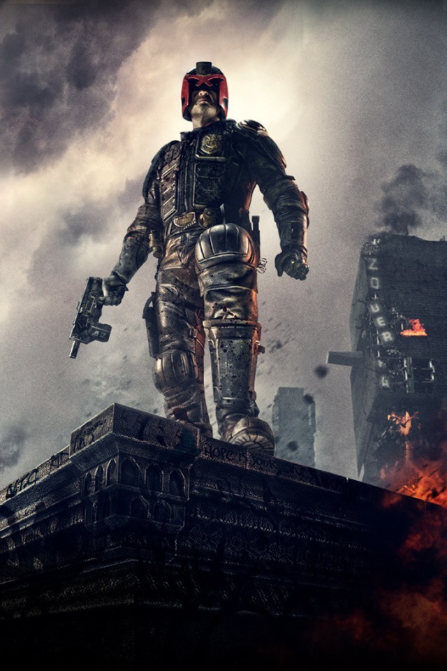 Сцена в фильме Судья Дред