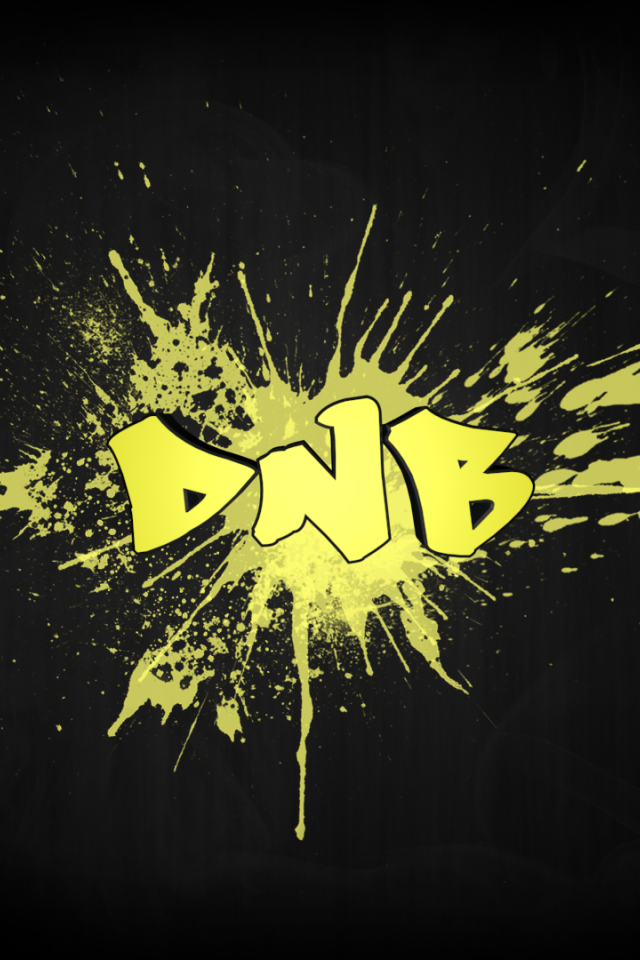 Музыкальный стиль Даб-степ, желтая надпись