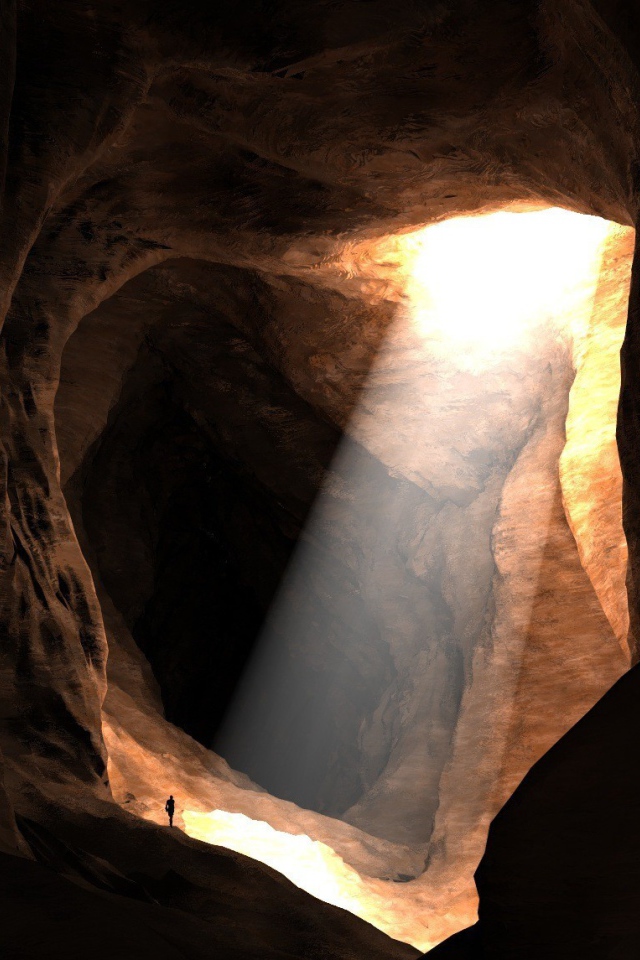 Луч света пещера
