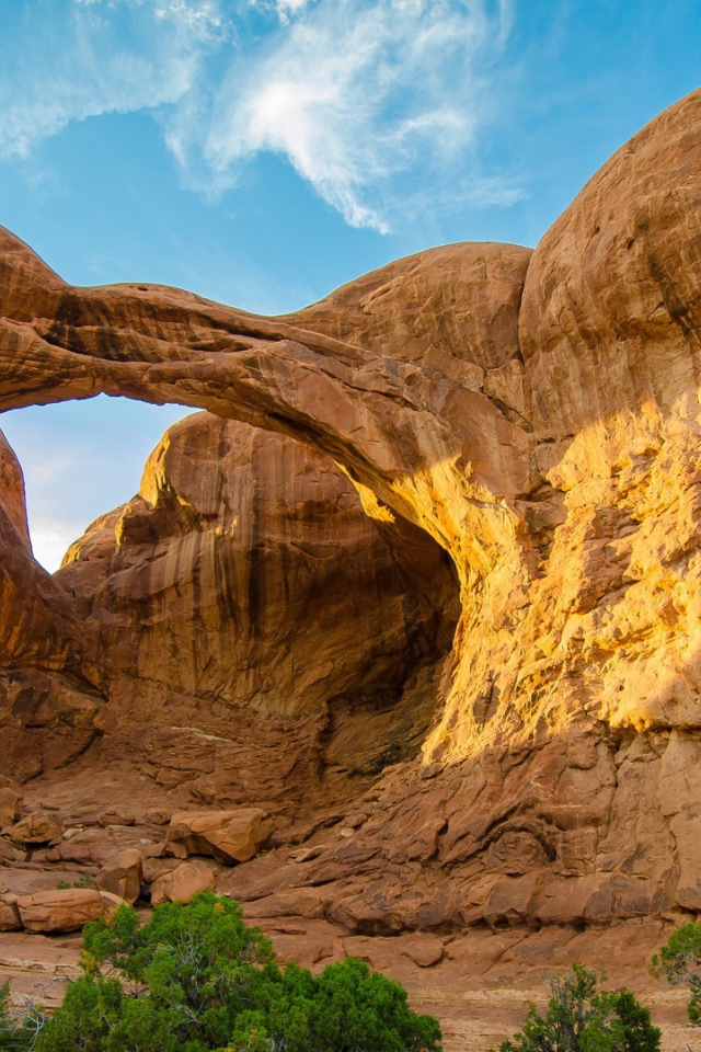 Арки из скал в штате Юта
